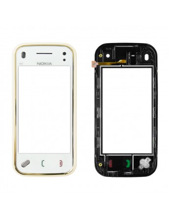 Nokia N97 Mini Dokunmatik Ön Panel Çıtalı Orj - Beyaz