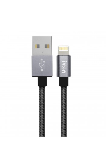 NoTech Lightning Zinc Alloy Metal Dayanıklı 2.4A USB Kablo Siyah…