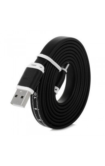 NoTech Micro USB Scale Yassı USB Kablo Siyah…
