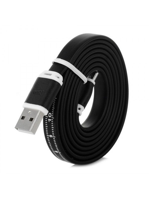NoTech Micro USB Scale Yassı USB Kablo Siyah…