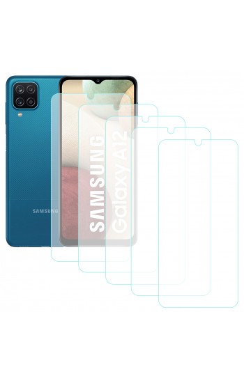 Notech Samsung Galaxy A12 Temperli Cam Ekran Koruyucu 5li Eko Paket…