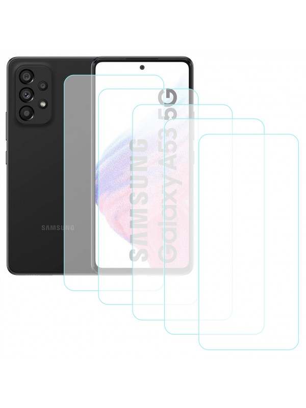 Notech Samsung Galaxy A53 5G Temperli Cam Ekran Koruyucu 5li Eko Paket…