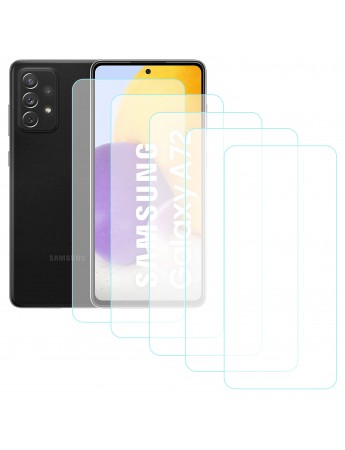 Notech Samsung Galaxy A72 Temperli Cam Ekran Koruyucu 5li Eko Paket