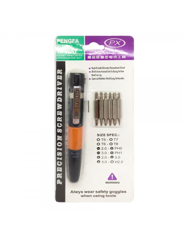 Pengfa 8809D Hassas 12in1 Tornavida Seti (7 Parça Set)…