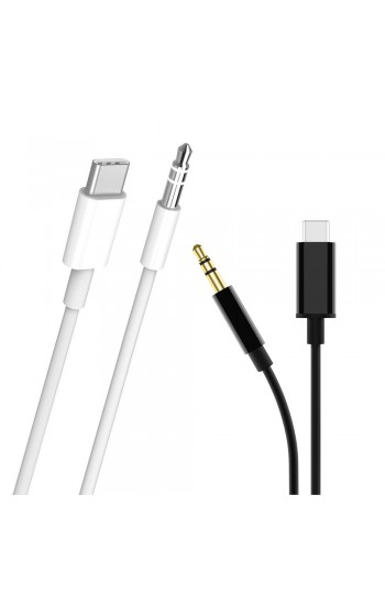 Powermaster JH-030 Type-C to 3.5mm Aux Audio Ses Kablosu 1mt…