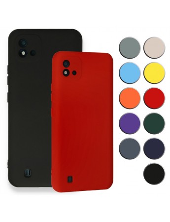 Realme C11 2021 Kılıf Kamera Korumalı Lansman Silikon Kapak