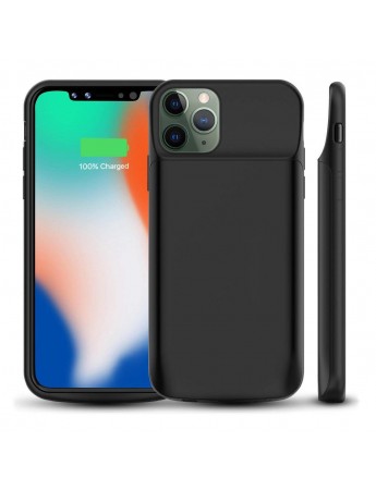 Robor iPhone 11 Pro Şarjlı Kılıf Arka Kapak 3500 mAh Siyah