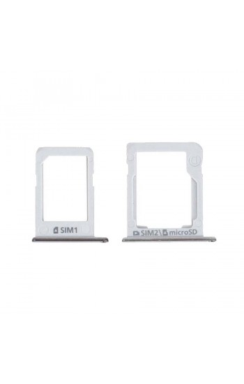 Samsung E5 E500 / E7 E700 Sim ve Hafıza Kart Yuvası Sim Tepsisi - Gri…