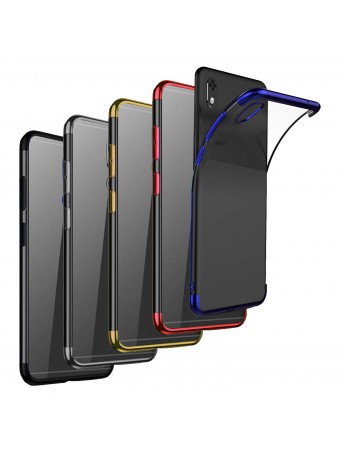 Samsung Galaxy A10 (A105) Dört Köşe Lazer Silikon Kapak/Kılıf