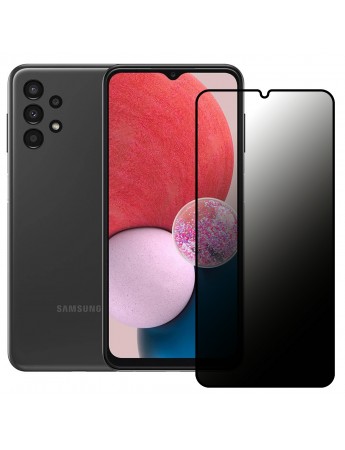 Samsung Galaxy A13 Hayalet Privacy Gizli Cam Ekran Koruyucu Siyah