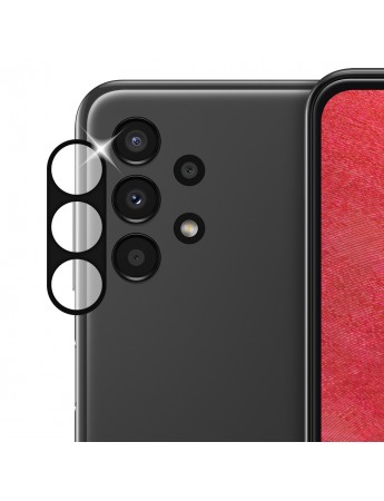 Samsung Galaxy A13 Kamera Lens Koruyucu 3D Cam Siyah