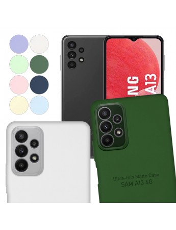 Samsung Galaxy A13 Kılıf Kamera Korumalı Mat Ultra İnce Kapak