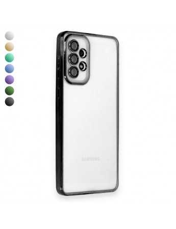 Samsung Galaxy A13 Kılıf Razer Lens Çerçeveli Silikon Kapak