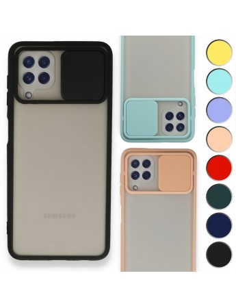 Samsung Galaxy A22 Kılıf Palm Kamera Koruma Kapaklı Silikon