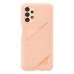 Samsung Galaxy A23 A235 Kılıf Kart Yuvalı Silikon Kapak EF-OA235TPEGWW