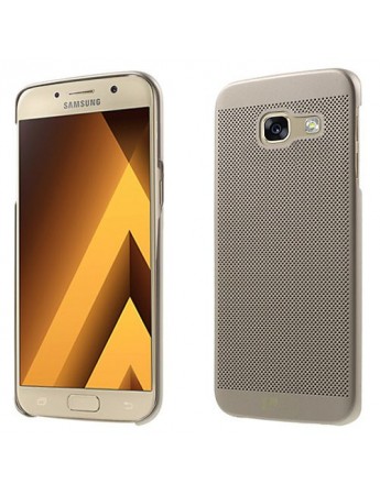 Samsung Galaxy A3 2017 (A320) Loopee Point Sert Arka Kapak Gold