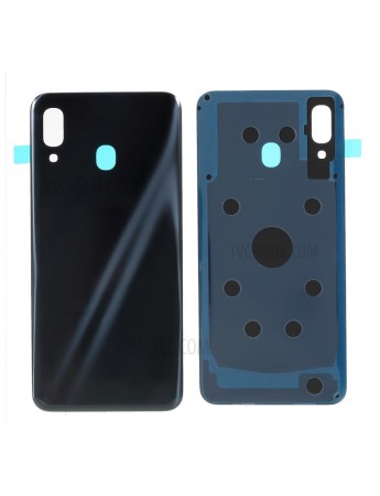 Samsung Galaxy A30 A305 Arka Kapak Batarya Pil Kapağı - Siyah