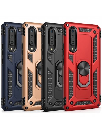 Samsung Galaxy A30s (A307) Kılıf Panzer Ring Tam Koruma Arka Kapak
