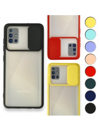Samsung Galaxy A51 Kılıf Palm Kamera Koruma Kapaklı Silikon