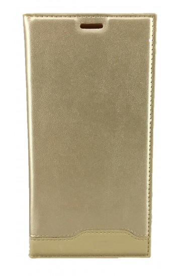 Samsung Galaxy C7 Pro (C7010) Gizli Mıknatıslı Magnum Kılıf Gold…