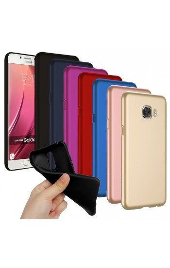 Samsung Galaxy C7 Pro (C7010) Kılıf FitCase PremiumS Silikon Arka Kapak…