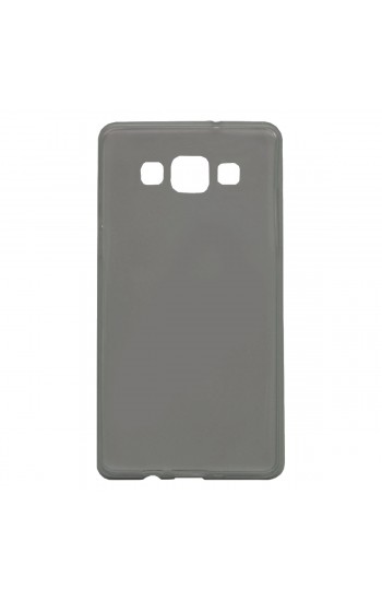 Samsung Galaxy E5 (E500) Kılıf Soft Silikon Şeffaf-Siyah Arka Kapak…