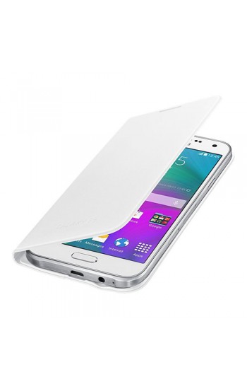 Samsung Galaxy E5 (E500) Orjinal Flip Wallet Cover Kapaklı Kılıf Beyaz…