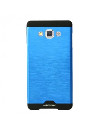 Samsung Galaxy E5 Metal Arka Kapak Motomo Mavi