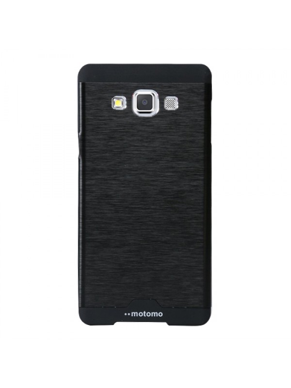 Samsung Galaxy E5 Metal Arka Kapak Motomo Siyah
