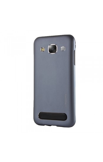 Samsung Galaxy E7 New Motomo Metal TPU Arka Kapak Lacivert…