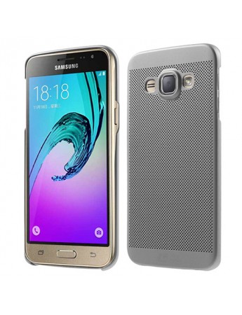 Samsung Galaxy J1 2016 (J120) Loopee Point Sert Arka Kapak Gri