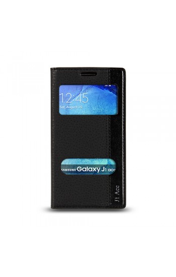 Samsung Galaxy J1 Ace (J110) Gizli Mıknatıslı Pencereli Magnum Kılıf …