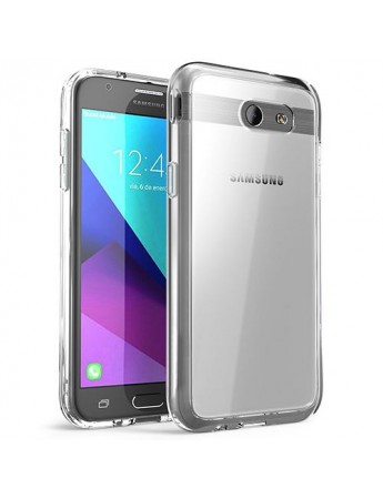 Samsung Galaxy J3 Prime (2017) Kılıf Soft Silikon Şeffaf Arka Kapak