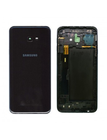 Samsung Galaxy J4 Core J415 Kasa Kapak Orta Kasalı Pil Kapaklı Komple - Siyah