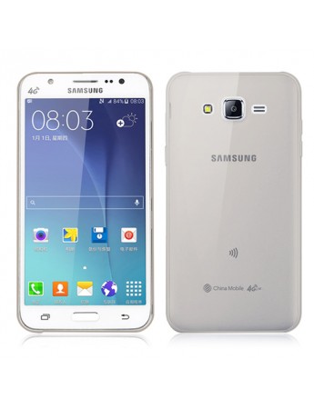 Samsung Galaxy J5 (J500) Kılıf Soft Silikon Şeffaf-Siyah Arka Kapak