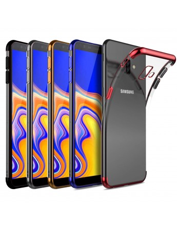 Samsung Galaxy J6 Plus (J610) Dört Köşe Lazer Silikon Kapak/Kılıf