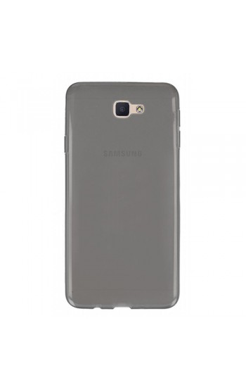 Samsung Galaxy J7 Prime / 2 (G610-G611) Kılıf Soft Silikon Şeffaf-Siyah…