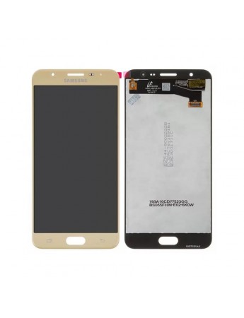 Samsung Galaxy J7 Prime G610 LCD Ekran Dokunmatik Servis Orj - Gold