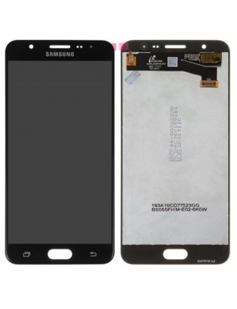 Samsung Galaxy J7 Prime G610 LCD Ekran Dokunmatik Servis Orj - Siyah