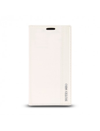 Samsung Galaxy Note 3 Neo (N7500) Gizli Mıknatıslı Magnum Kılıf Beyaz