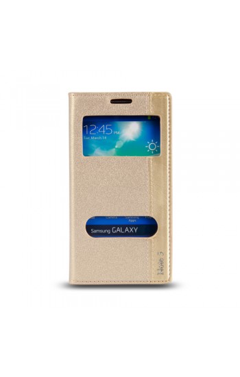 Samsung Galaxy Note 5 EDGE Gizli Mıknatıslı Pencereli Magnum Kılıf Go…