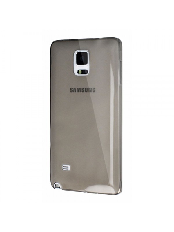 Samsung Galaxy Note Edge (N915) Kılıf Soft Silikon Şeffaf-Siyah Ark…