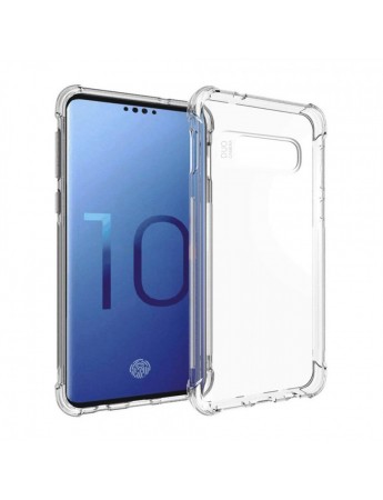 Samsung Galaxy S10 Kılıf Köşe Korumalı Şeffaf Silikon Kapak