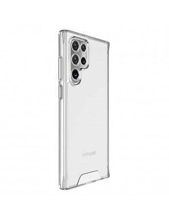 Samsung Galaxy S22 Ultra Kılıf Space Seri Lux Silikon Şeffaf Kapak