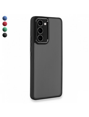 Samsung Galaxy S23 Plus Kılıf Freya Lazer Lens Kamera Çerçeveli Silikon Kapak