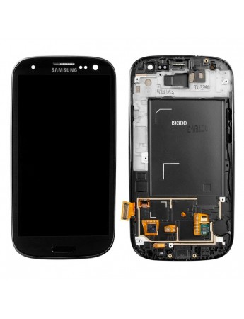 Samsung Galaxy S3 I9300 Ekran Dokunmatik Çıtalı AAA - Siyah