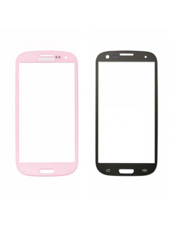 Samsung Galaxy S3 I9300 Ön Cam Dokunmatik Lensi - Pembe