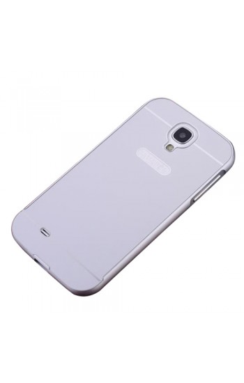 Samsung Galaxy S4 0,7 mm Metal Bumper Arka Koruma Kapaklı Gri…