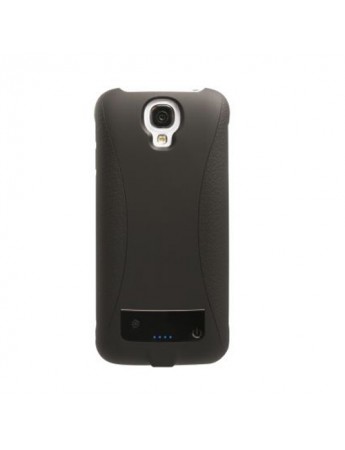 Samsung Galaxy S4 Mini Şarjlı Kılıf Sert Arka Kapak/Kılıf Siyah