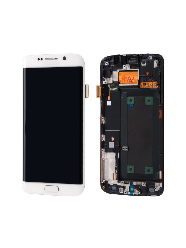 Samsung Galaxy S6 Edge G925 Ekran LCD Dokunmatik Servis Orj - Beyaz…